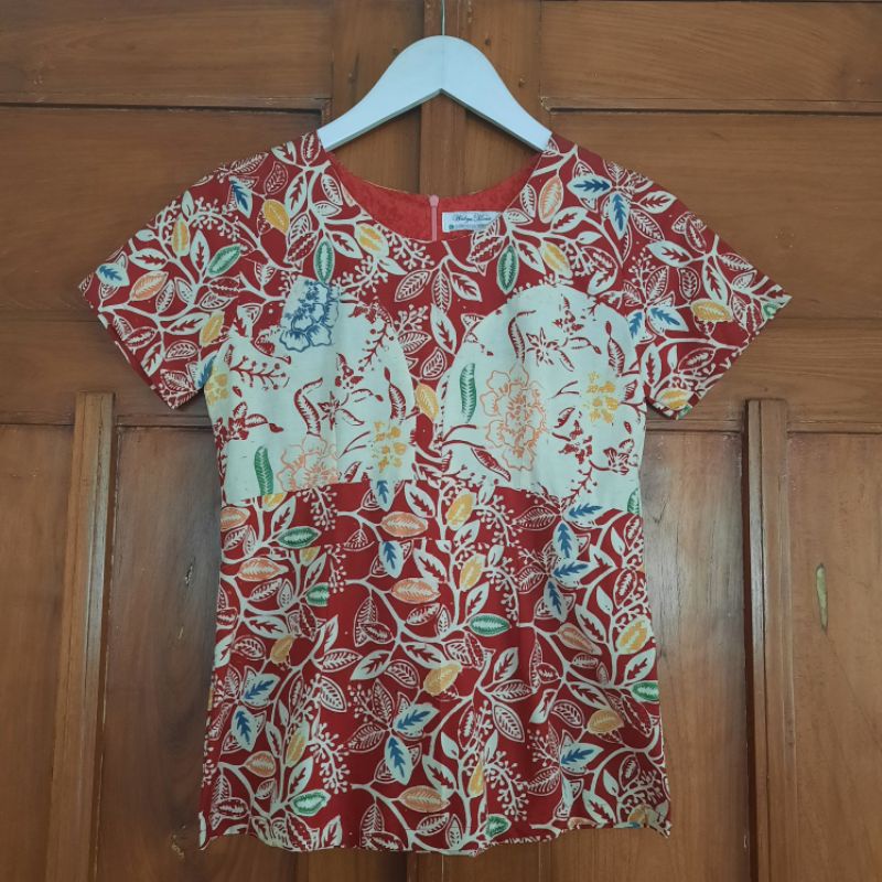 atasan allsize s blouse wanita modern jumputan solo sale