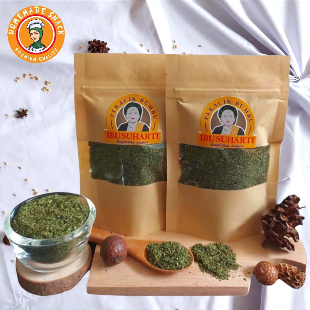 

Homemade Snack - Ibu Suharti Rempah Daun Peterseli Kering Murni Bumbu Dapur Daun Parsley Pure Dried Parsley Leaves Kualitas Premium