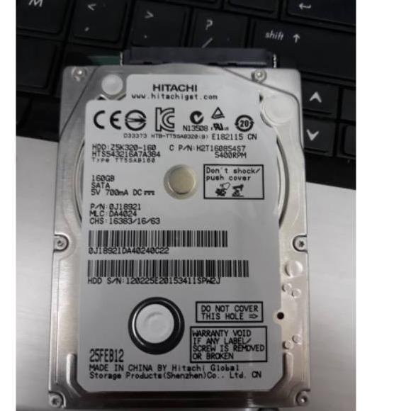 Terbaik Hardis ps 3 internal / Hdd Hitachi 160GB SATA 2.5in