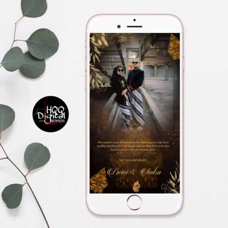 VIDEO UNDANGAN DIGITAL PERNIKAHAN WAYANG AESTHETIC MEWAH