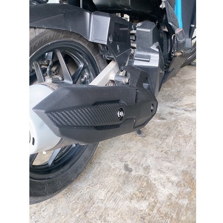 COVER KNALPOT HONDA VARIO 125 150 KARBON MODEL AIRBLADE VIETNAM ORIGINAL