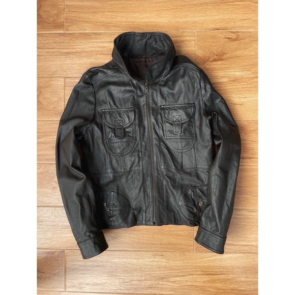 Jaket kulit asli cewek motor pl preloved bekas second