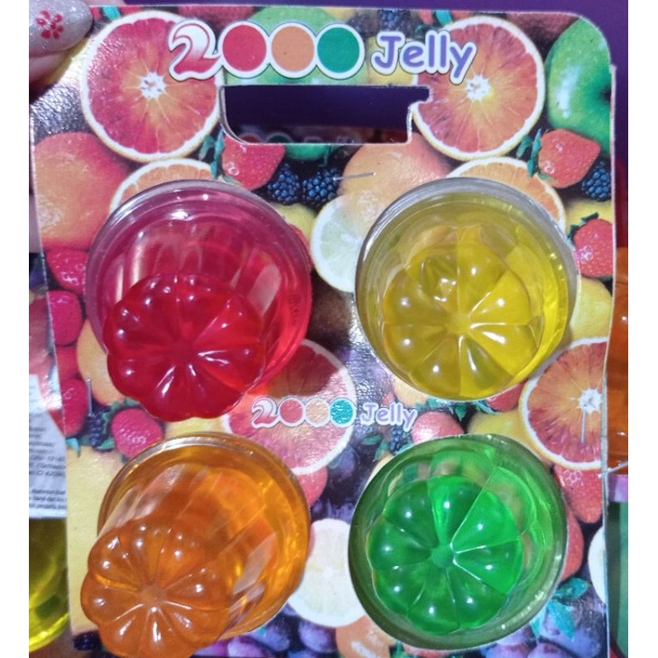 Jeli tung-tung aneka rasa buah isi 4 pcs