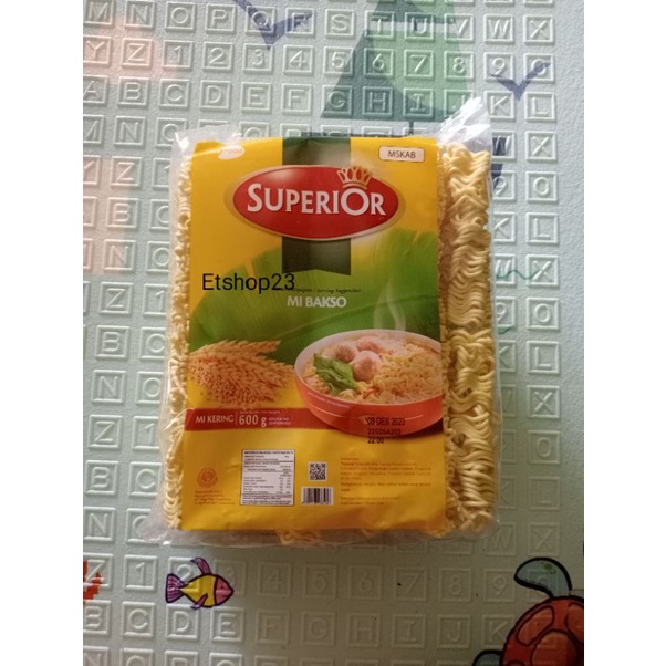 

Mie bakso superior 600 gram/Mie bakso kering superior