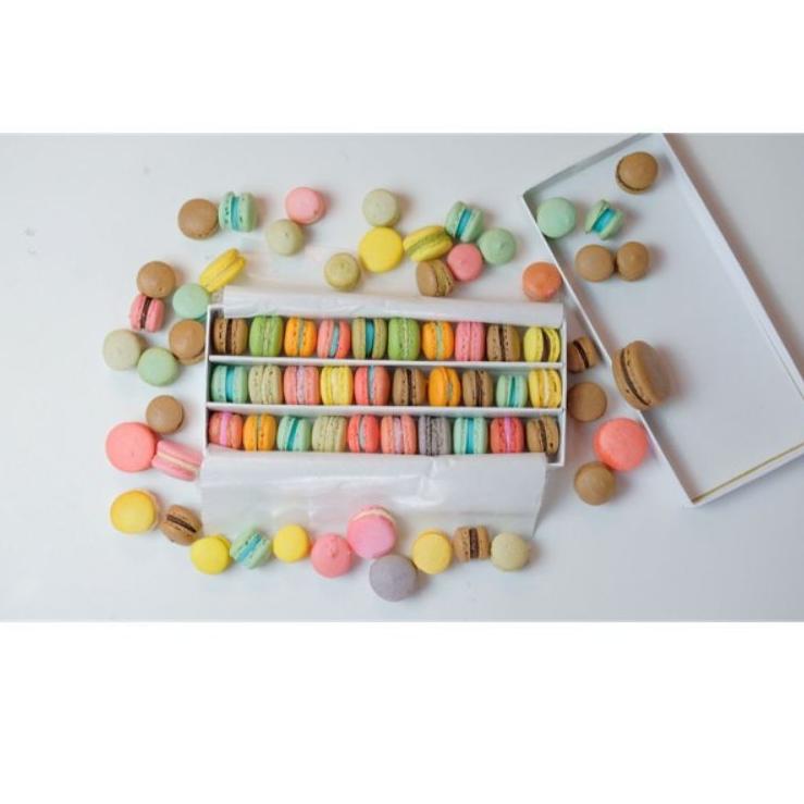 

៛ Macaron Mini Isi 30 Dari Almond Asli ぁ