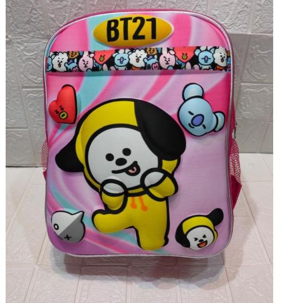 "KTN.11De22ˣ" tas anak tas anak perempuan tas troli tas dorong anak tas koper anak tas sekolah bts