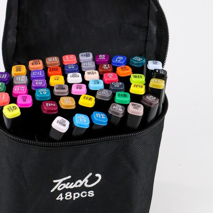 

0GF♡ Set Spidol Warna Warni Dual Side Fine Art Brush Pen Art Marker Koleksi Terbaru