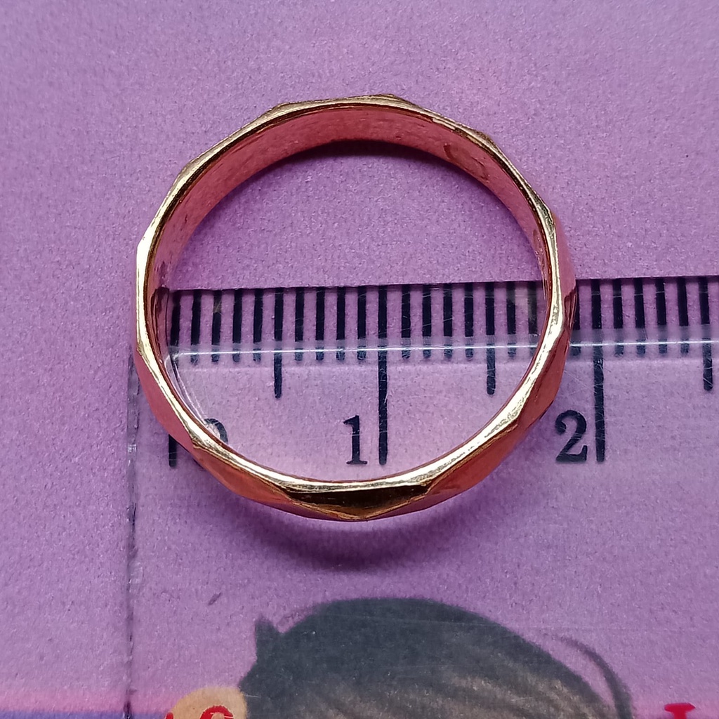 Cincin Emas 17K - 3.95 gr Kadar 750 - 1054