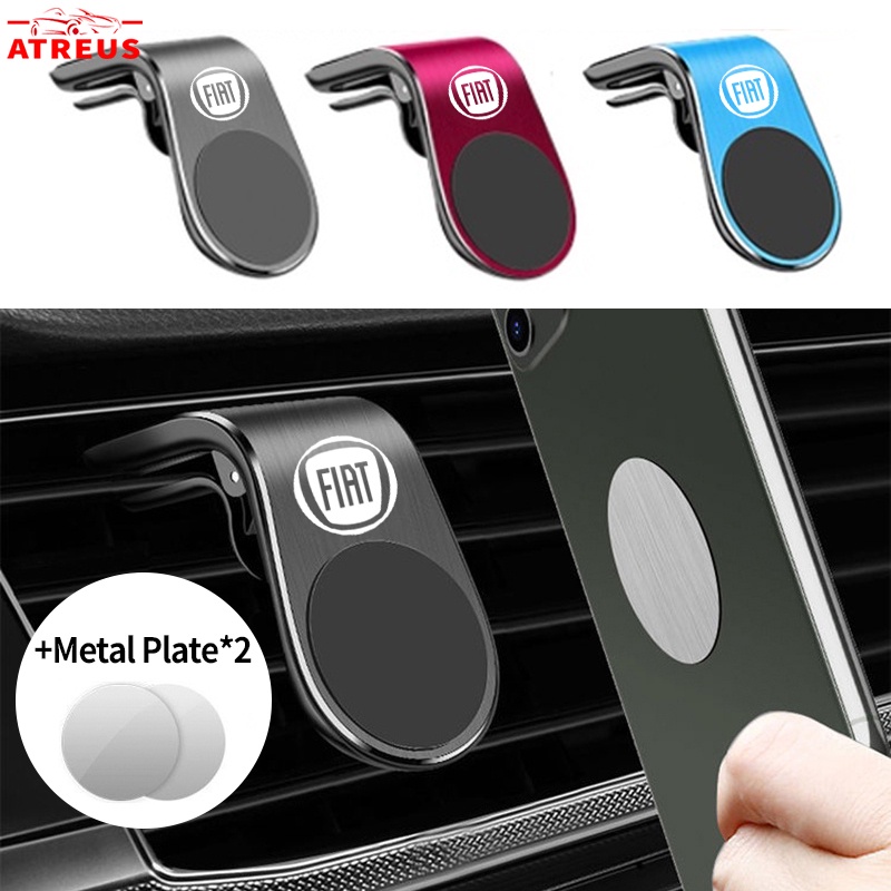 Fiat Braket Magnet Mobil Navigasi Handphone Braket Anti Slip Cocok Untuk Uno Toro 500 Bravo Punto Palio Argo Stilo Strada Mobi Car Phone Holder Smartphone Stand