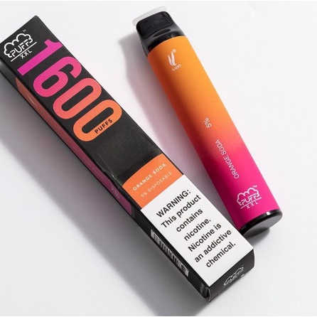PUFF-1600 puff-All Flavours Vapoor pod/Vapee sekali pakai(disposable) Wanita/Liquid Banyak Rasa Kapasitas besar