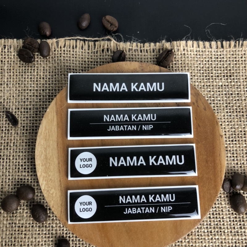 

PAPAN NAMA NAME TAG RESIN PENITI ATRIBUT AKSESORIS PIN