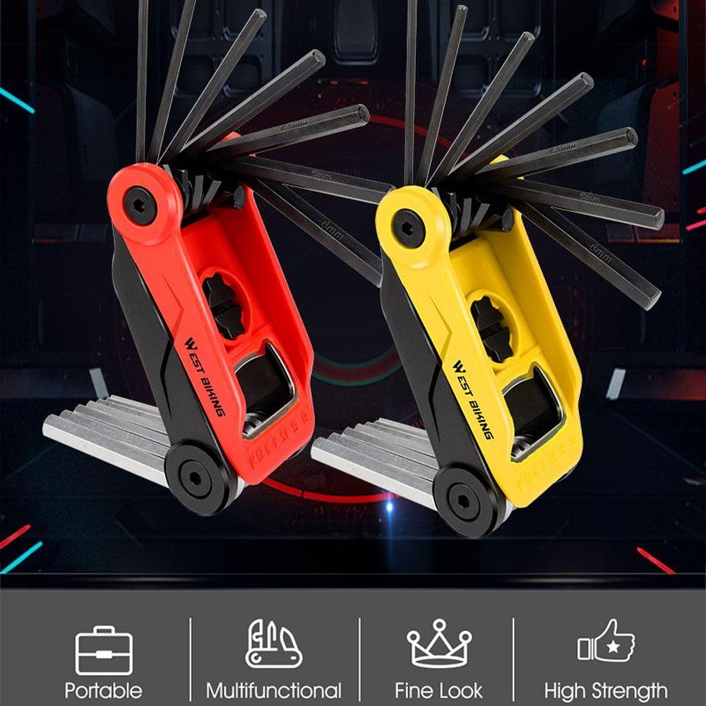 Lanfy Sepeda Multi-Fungsi Alat Portable 16in1 Bersepeda Bagian Aksesoris Sepeda Alat Perbaikan Obeng Hexagonal