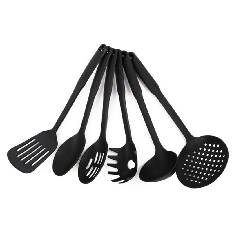 GOS  -E201- Spatula 6 in 1 / Peralatan Masak Spatula 6pcs / Spatula 6 pcs Anti Panas