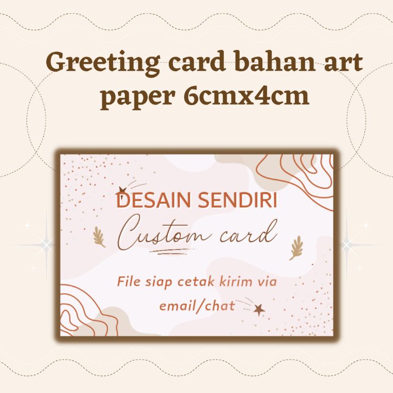 THANK YOU CARD | KARTU THANK YOU | CUSTOM