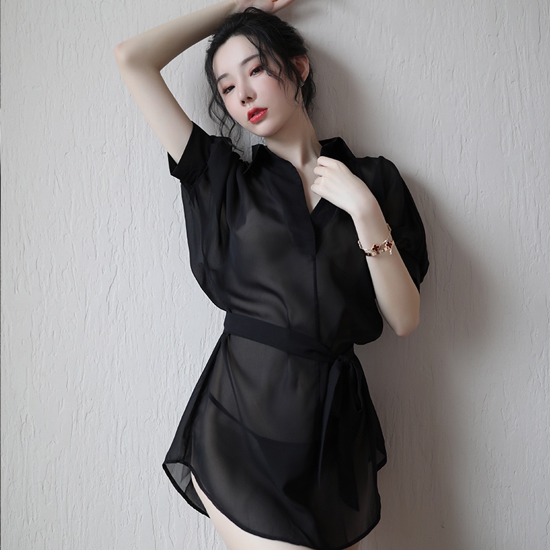 Baju piyama Lingerie Baju Tidur Sexy Hot bahan Premium Baju Kimono katun Jepang Pakaian Dinas Malam 