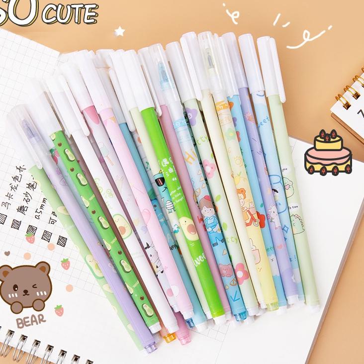 

✹✹ COD 1 LUSIN PULPEN GEL MOTIF WANITA CANTIK LUCU IMUT / BOLPEN GEL SIMPLE FS