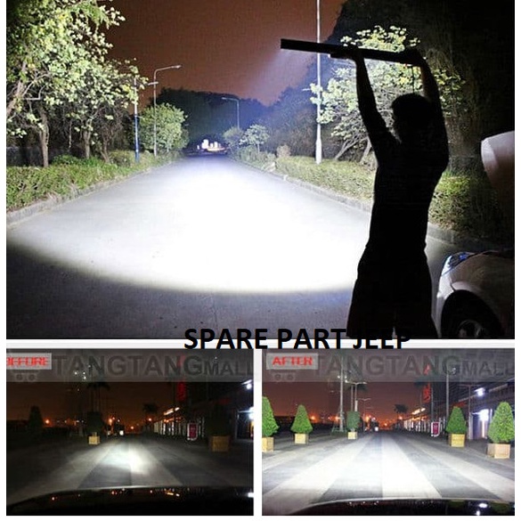 Light Bar LED 5D Double Row Offroad 52 Inch 300 Watt Spot + Flood