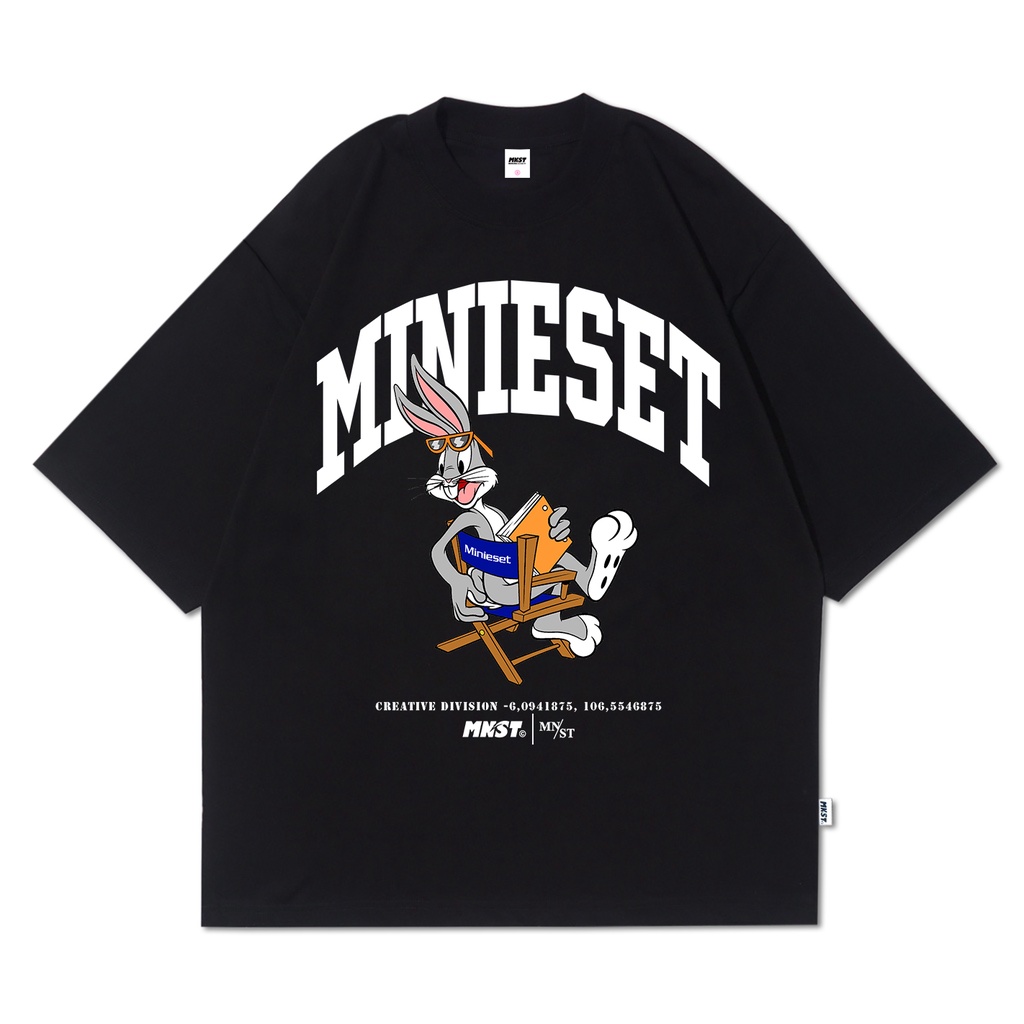 [HOT] Mnst | T-shirt Oversize | black | Bugs bunny