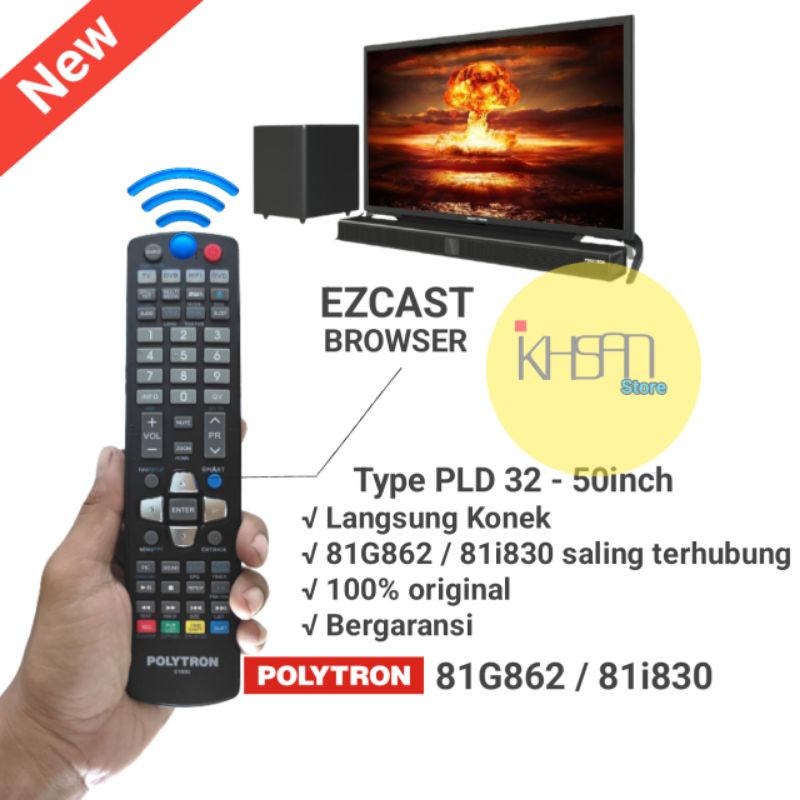 Jual Remote Tv Polytron Led G I Original Shopee Indonesia