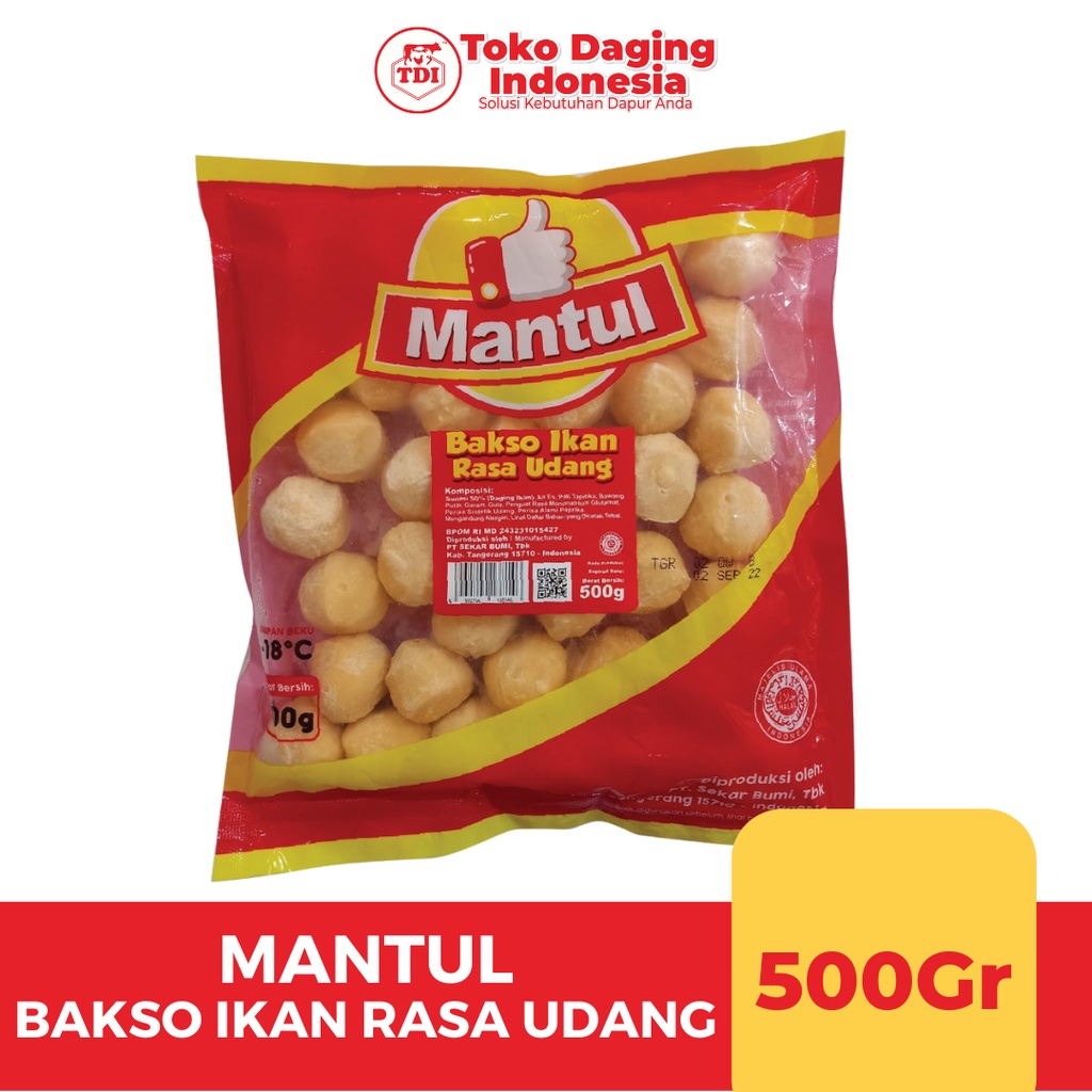 

Mantul Bakso Ikan Rasa Udang