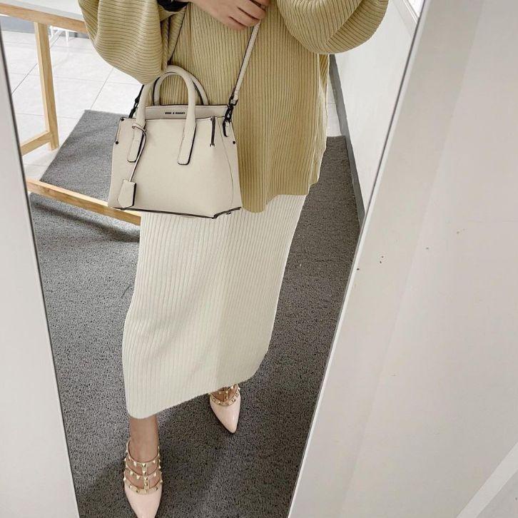 ROK SPAN RAJUT PANJANG / ROK PREMIUM RAJUT / ROK SPAN KNITTED