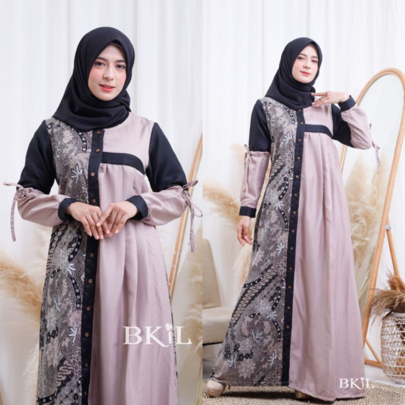 Gamis Batik Wanita Dewasa
