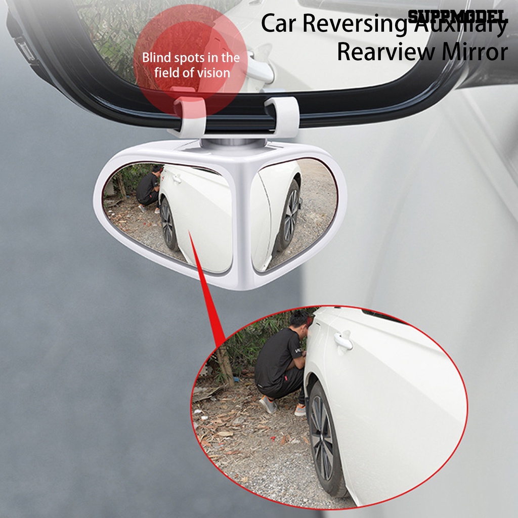 [Auto] Kaca Spion Kejernihan Tinggi 360derajat Adjustable Sudut Lebar Mobil Bolak Balik Bantu Spion Parkir Helper