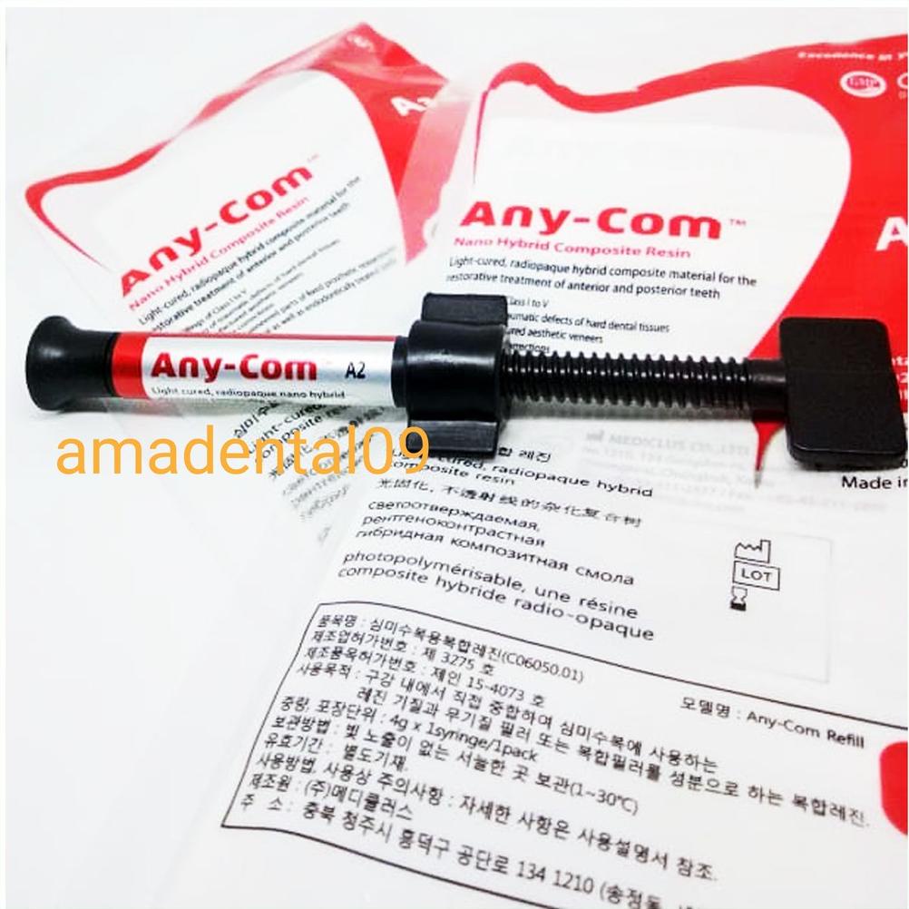 KOMPOSIT COMPOSITE ANY COM GIGI NANO HYBRID LEM LASER BEHEL