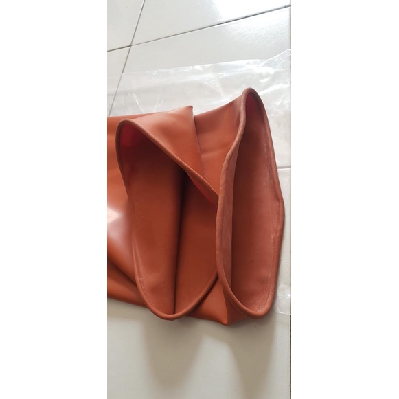 Sarung Tangan Sandblast Karet Orange Blasting Cabinet Kompac Tebal