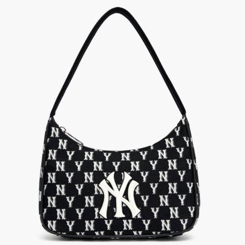 [BISA COD✅] TAS MLB NY JACQUARD HOBO BAG MONOGRAM / TAS BAHU NY MLB / TAS SELEMPANG NY MLB / TAS WANITA / TAS KEKINIAN / TAS PERGI / SLINGBAG WANITA / SLINGBAG NY MLB