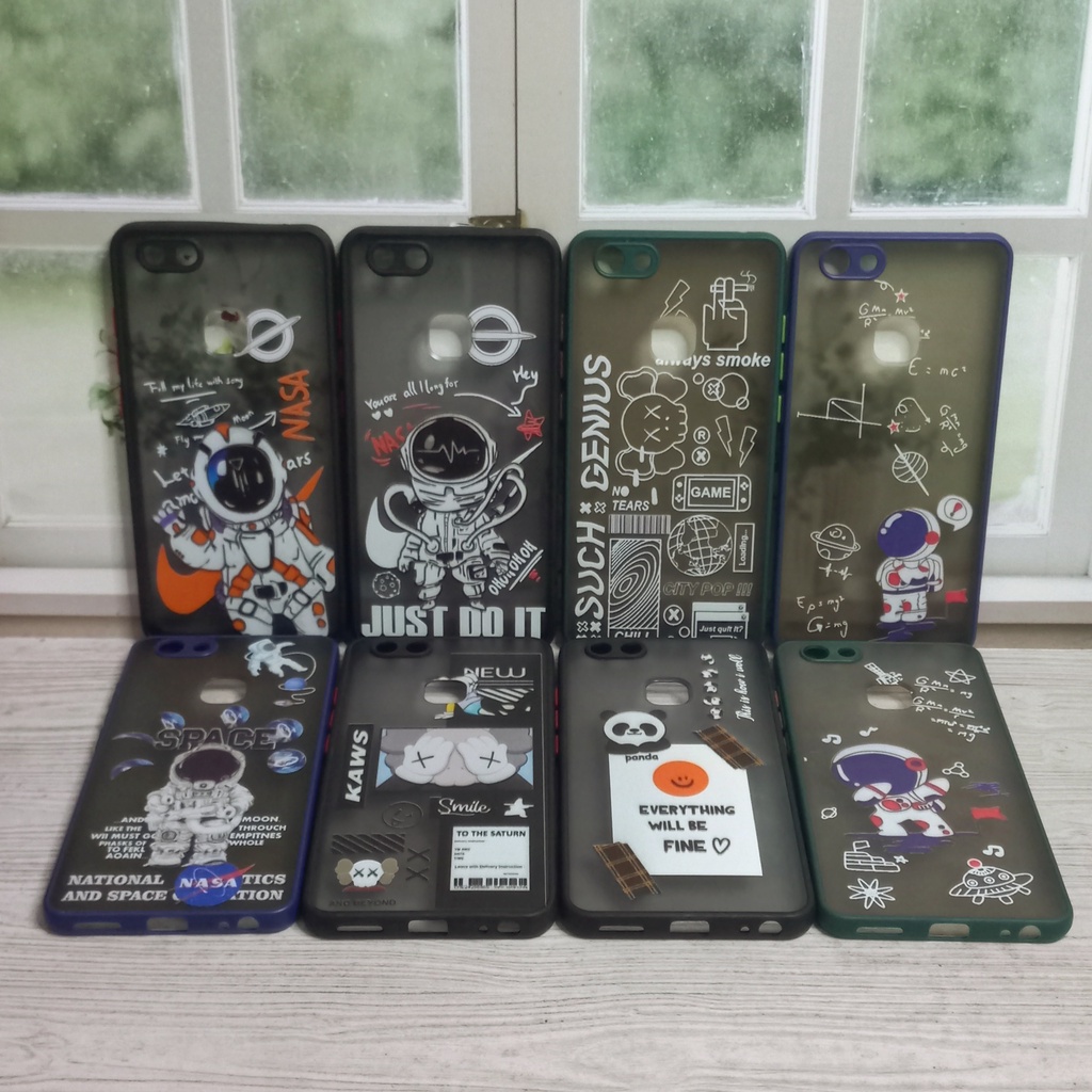 Casing Vivo 1716 Case Gambar Astronot Space Vivo V7 Plus V7+