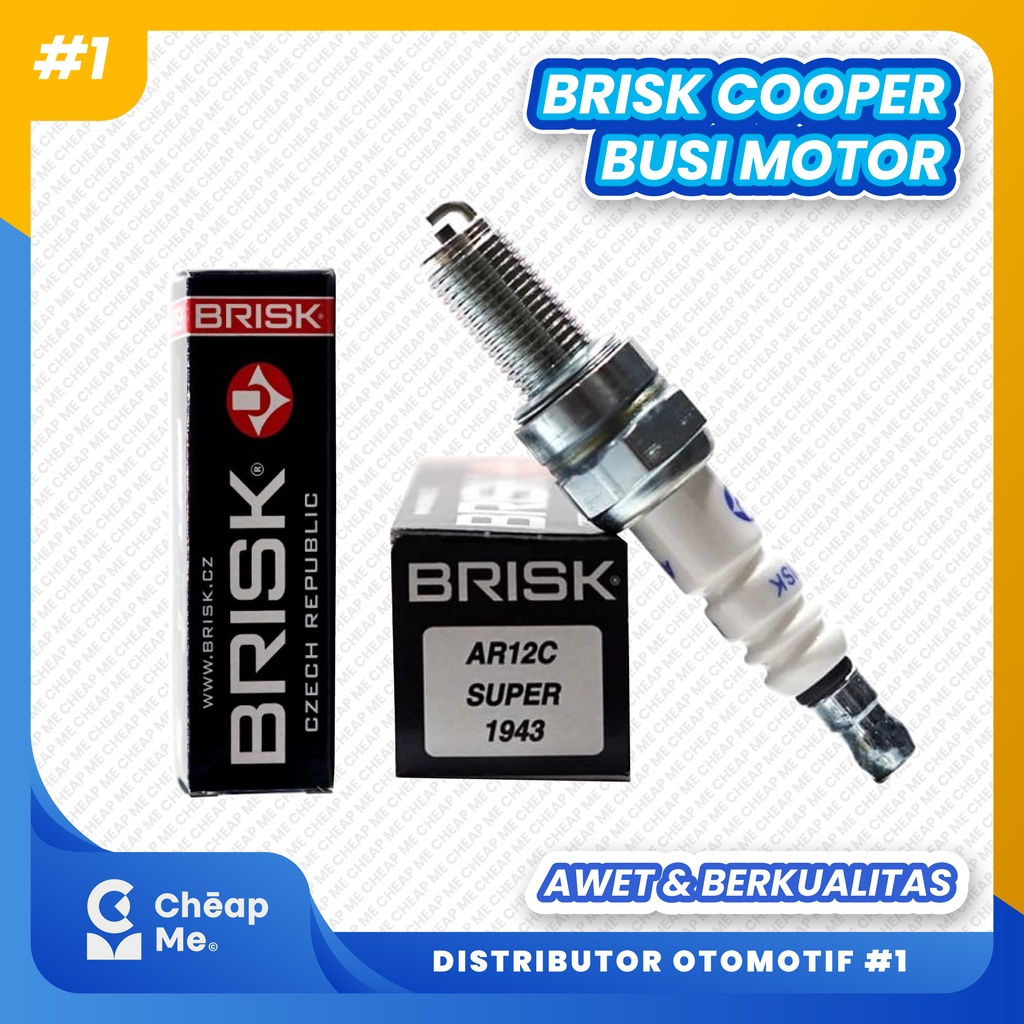 Busi Motor Brisk Copper / Brisk Copper Busi Motor/ BUSI MOTOR BRISK Racing AR12C / Busi Motor honda 