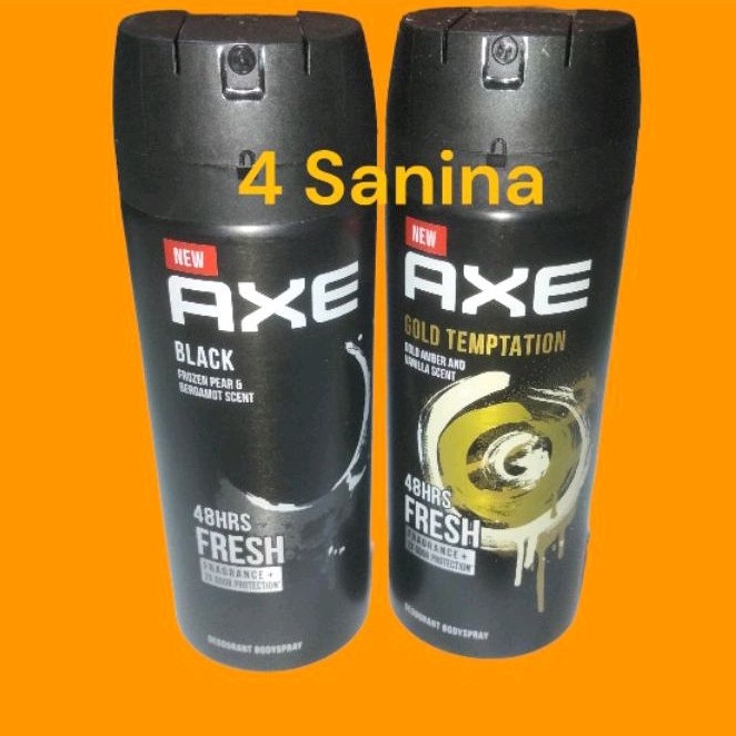 Axe body spray 150ml gloriously fresh/parfum/axe deodoran