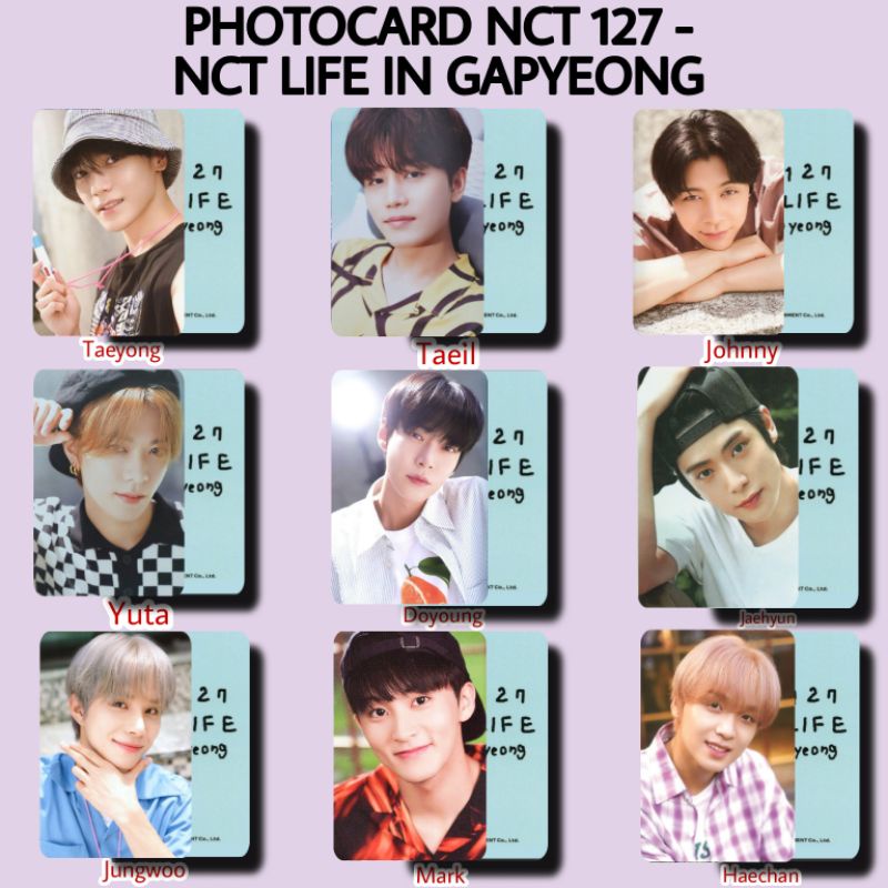 UNOFFICIAL PHOTOCARD NCT 127 - NCT LIFE IN GAPYEONG MURAH KPOP