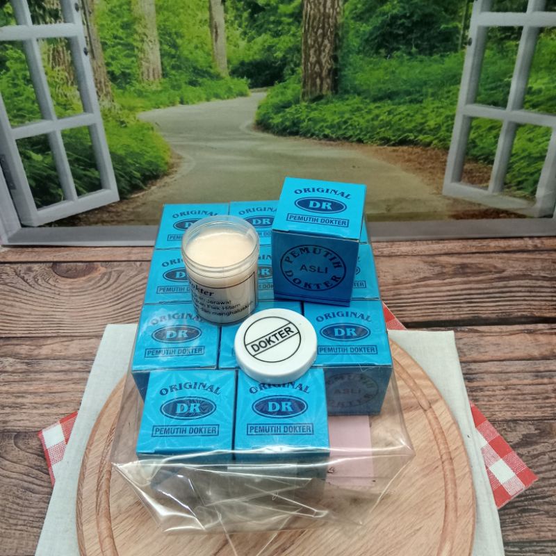 Cream DR Biru Asli Kemasan Plastik Lusinan