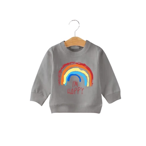 TokoMilkan - Sweater Anak Laki Laki Atau Perempuan PELANGI Umur 2-9 Tahun Bahan Fleece