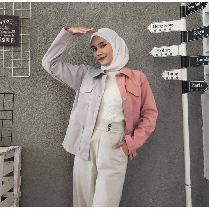 Sweater Wanita Berkualitas - Dusty Misty jacket