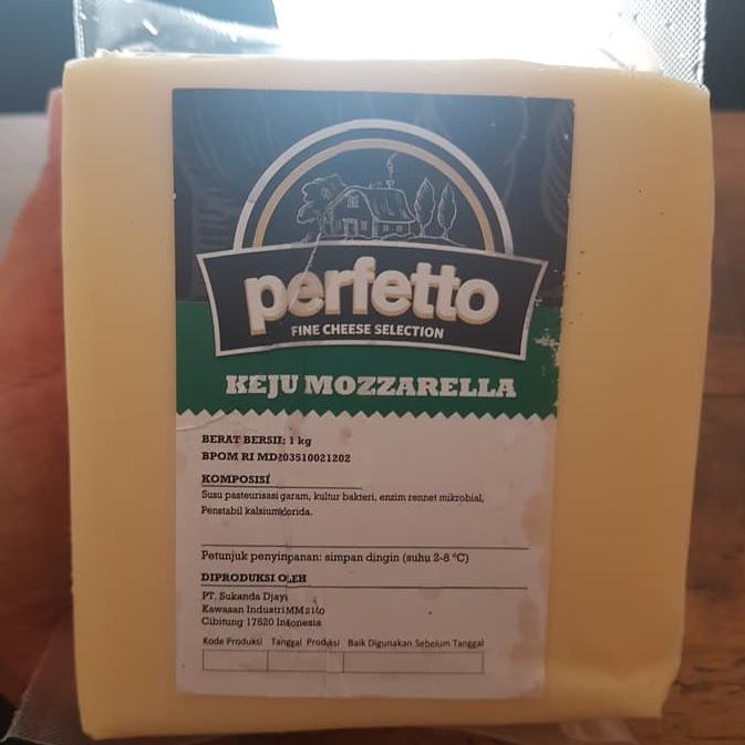 

Perfetto Mozarella 1Kg TERLARIS TERPERCAYA ORIGINAL