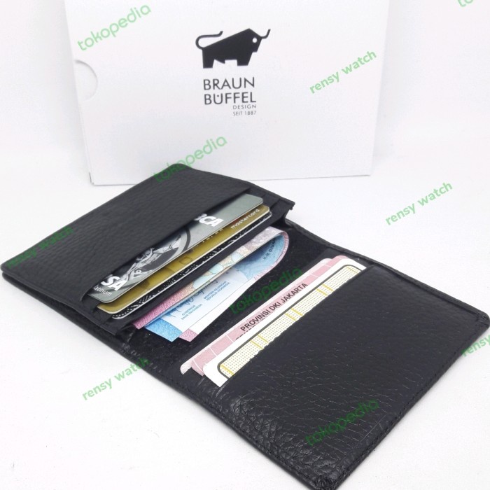 

TERBARU Dompet kartu/card HOLDER BRAUN BUFFEL KULIT ASLI. Code 2844