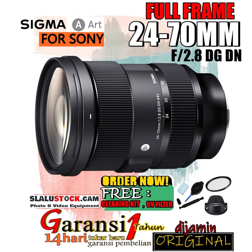 Sigma 24-70mm f2.8 Sony - Lensa Sigma 24-70 f/2.8 DG DN Art E-Mount
