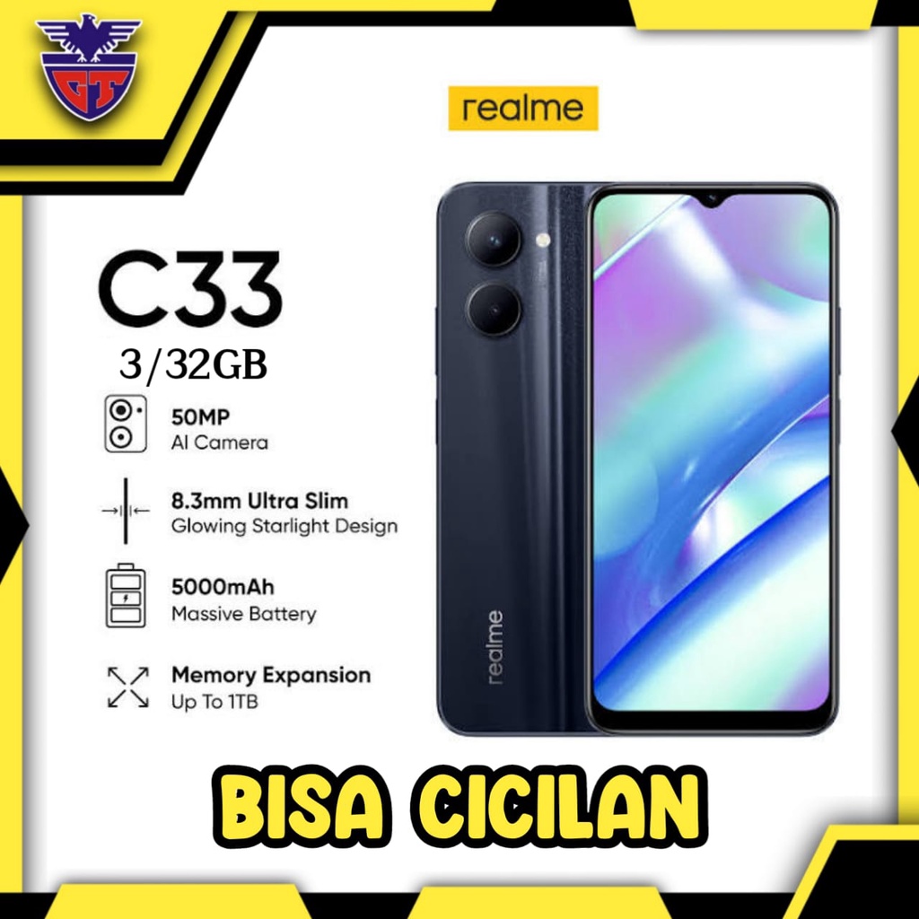 REALME C33 RAM 3/32GB - GARANSI RESMI