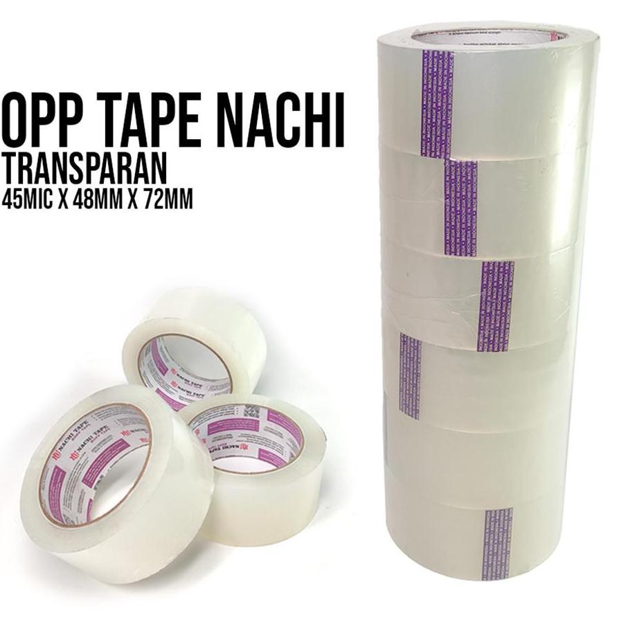 

↯ Lakban / Lakban NACHI / lakban OPP Nachi 100yard*48mm BENING ㅸ