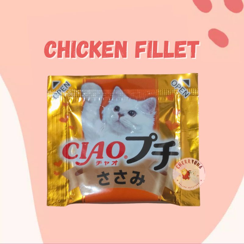 CIAO CAT SNACK 8GR | SNACK KUCING MAKANAN KUCING RASA TUNA, BONITO, CHICKEN