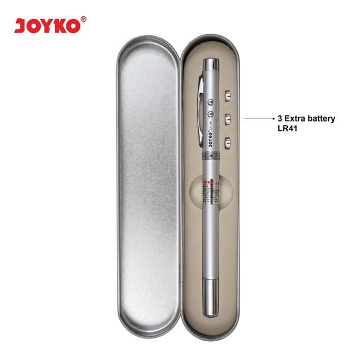 Laser Pointer 4 In 1 / Penunjuk Laser / Senter / Pulpen Joyko LP-100