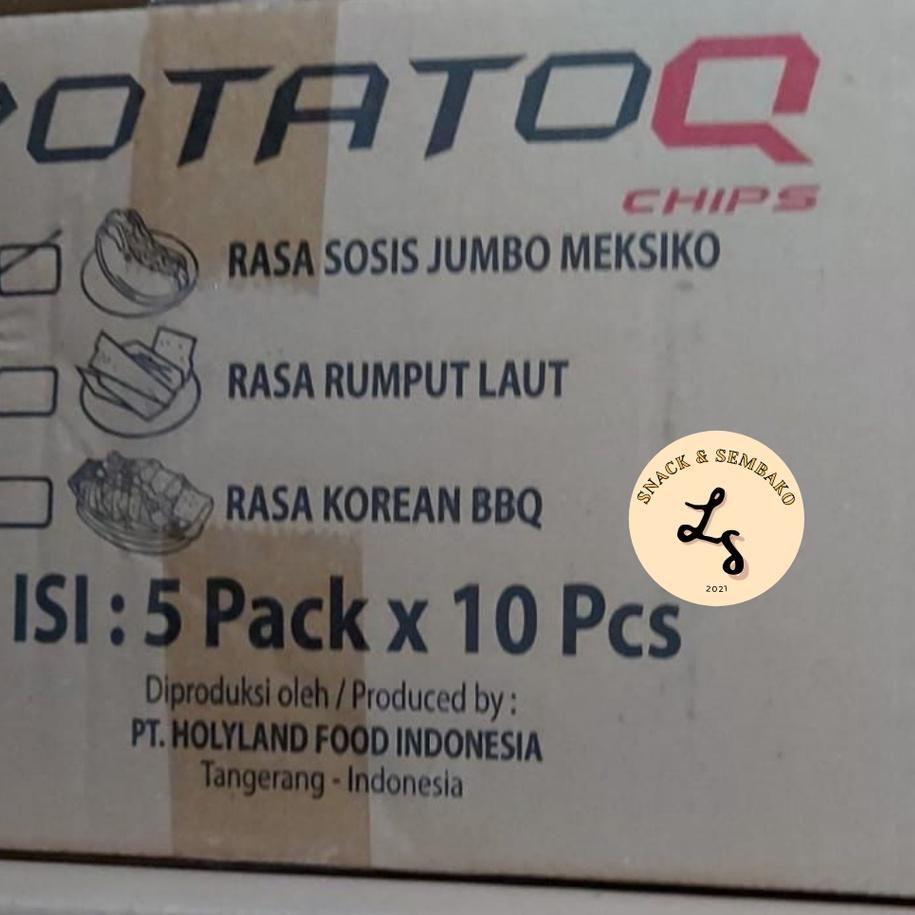 

WWA177 Potato Q Chips 1 Pack Isi 10 pcs @28gr |