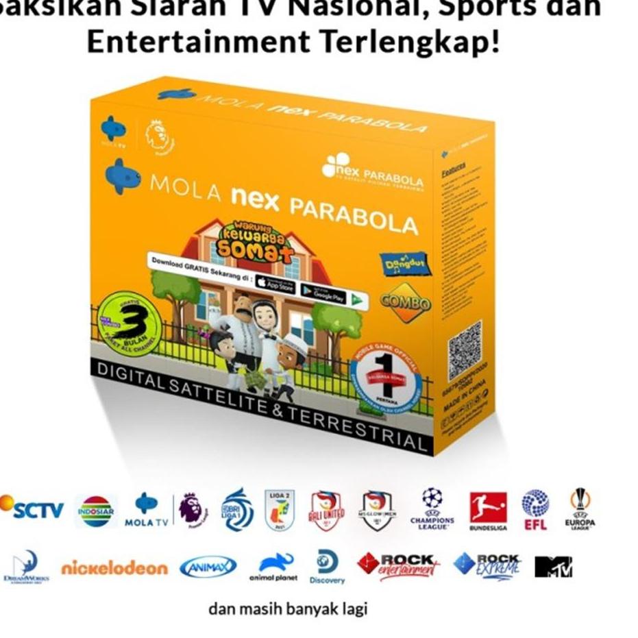 Recomended Receiver Parabola Dan Set Top Box Nex Parabola Combo (DVB S2 & DVB T2)