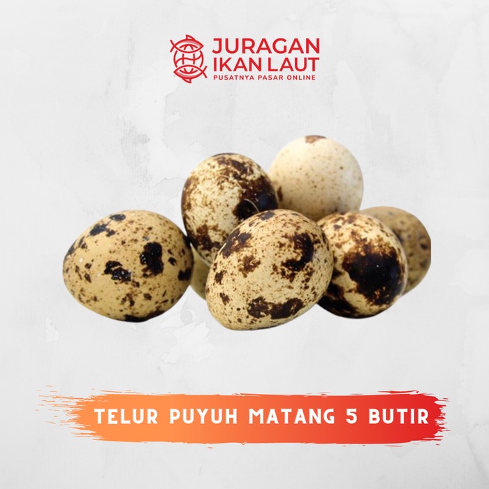 

Telur Puyuh Matang - Isi 5 Butir