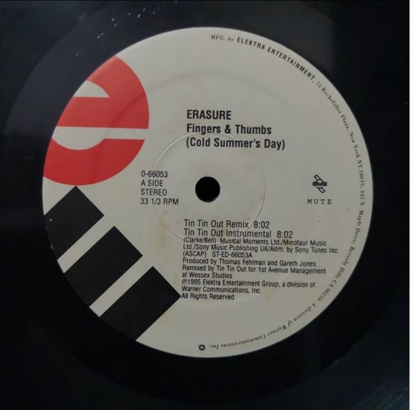 Vinyl Piringan Hitam 12&quot; Erasure