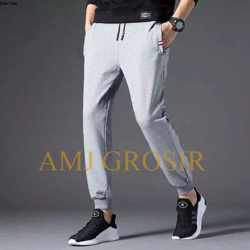 PROMO GILA!! Jogger Wanita Korea Murah Slimfit Polos Celana Joger Olahraga Panjang Pria Dewasa Musim Semi Reguler Hitam Unisex Terlaris COD Grosir SIZE 27-38