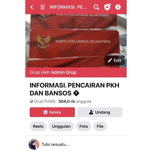 (khusus affiliate Shopee) Sewa Grup Facebook 250k member mayoritas ibu-ibu dan interaksi 3.5jt
